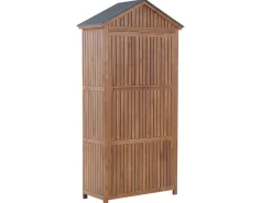 Gartenschrank Akazienholz Braun 200 X 100 Cm Savoca