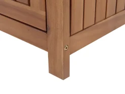 Gartenschrank Akazienholz Braun 200 X 100 Cm Savoca