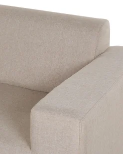Gartensessel Beige / Schwarzes Gestell 2Er Set Rovigo