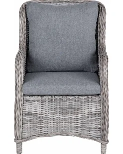 Gartensessel Rattan Grau 2Er Set Cascais