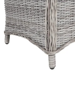 Gartensessel Rattan Grau 2Er Set Cascais