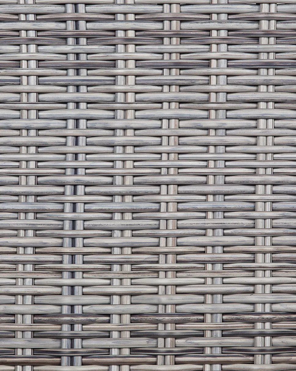 Gartensessel Rattan Grau 2Er Set Cascais