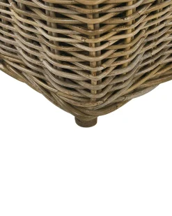 Gartensessel Rattan Naturlich 2Er Set Auflagen Cremeweis Maros
