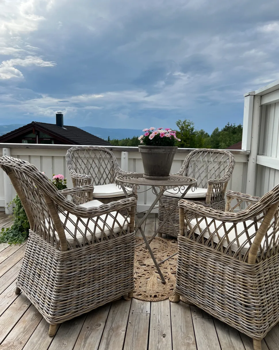 Gartensessel Rattan Naturlich 2Er Set Auflagen Cremeweis Maros