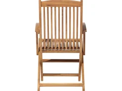 Gartenset Akazienholz Hellbraun 8-Sitzer Auflagen Dunkelblau-Beige Sonnenschirm Maui