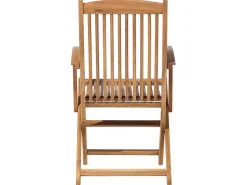 Gartenset Akazienholz Hellbraun 8-Sitzer Auflagen Grau-Beige Sonnenschirm Maui