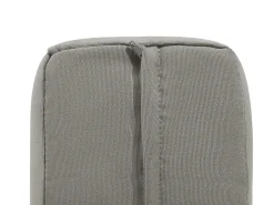 Gartensofa Aluminium 2-Sitzer Auflagen Dunkelgrau Salerno