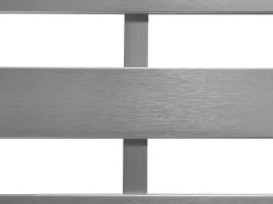 Gartensofa Aluminium 2-Sitzer Auflagen Dunkelgrau Salerno