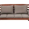 Gartensofa Eukalyptusholz Dunkelbraun 210 Cm Verstellbare Armlehnen Portici