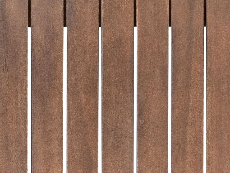 Gartensofa Zertifiziertes Holz Dunkelbraun 2-Sitzer Modular Auflagen Taupe Timor Ii