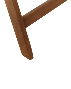 Gartenstuhl Akazienholz Dunkelbraun Verstellbar Amantea