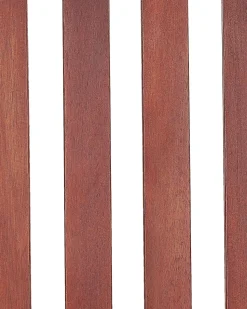 Gartenstuhl Akazienholz Dunkelbraun Verstellbar 2Er Set Toscana