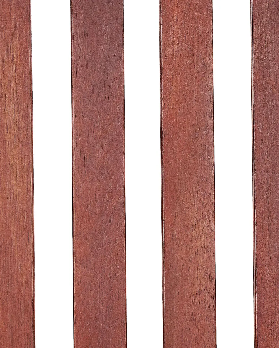 Gartenstuhl Akazienholz Dunkelbraun Verstellbar 2Er Set Toscana