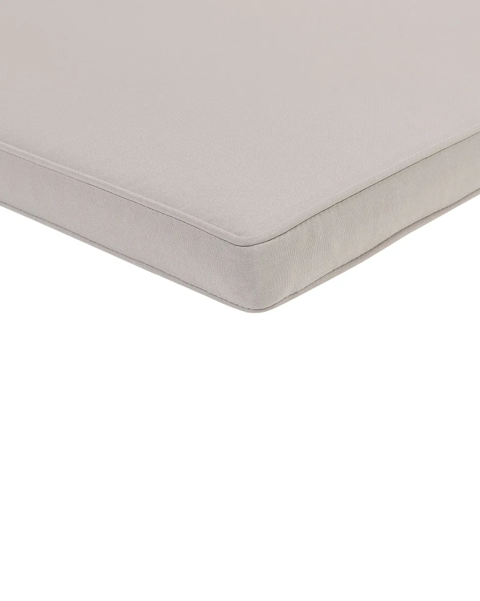 Gartenstuhl Akazienholz Hellbraun 8Er Set Auflagen Taupe Sassari