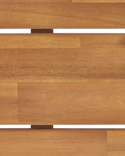 Gartenstuhl Akazienholz Hellbraun 4Er Set Fornelli