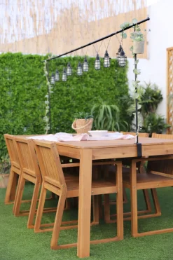 Gartenstuhl Akazienholz Hellbraun Sassari