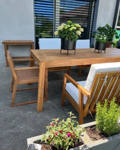 Gartenstuhl Akazienholz Hellbraun Sassari