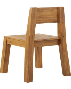 Gartenstuhl Akazienholz Hellbraun 6Er Set Livorno