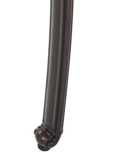 Gartenstuhl Aluminium Dunkelbraun 4Er Set Manfria