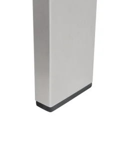 Gartenstuhl Aluminium Grau Auflagen Dunkelgrau Salerno
