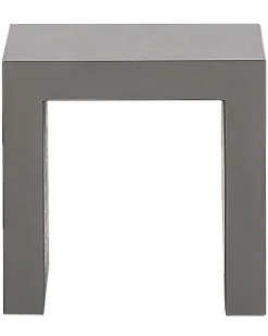 Gartenstuhl Beton Grau Matt U-Form 2Er Set Taranto