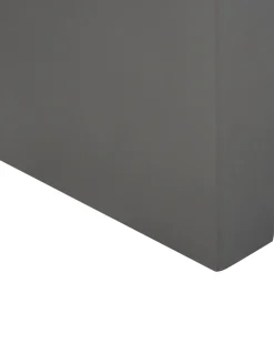Gartenstuhl Beton Grau Matt U-Form 2Er Set Taranto