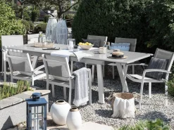 Gartenstuhl Grau 2Er Set Pereta