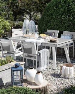 Gartenstuhl Grau 2Er Set Pereta
