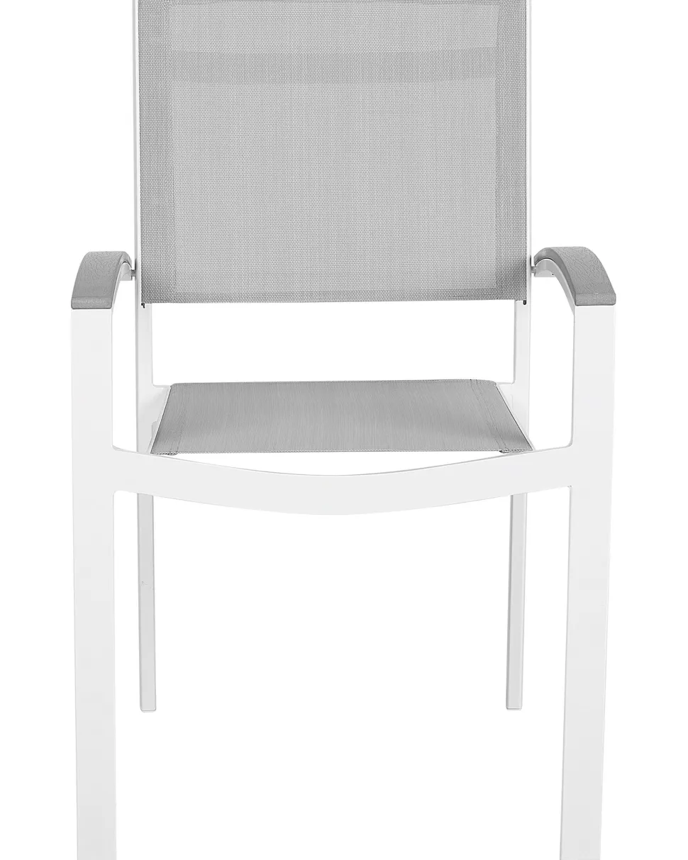 Gartenstuhl Grau 2Er Set Pereta