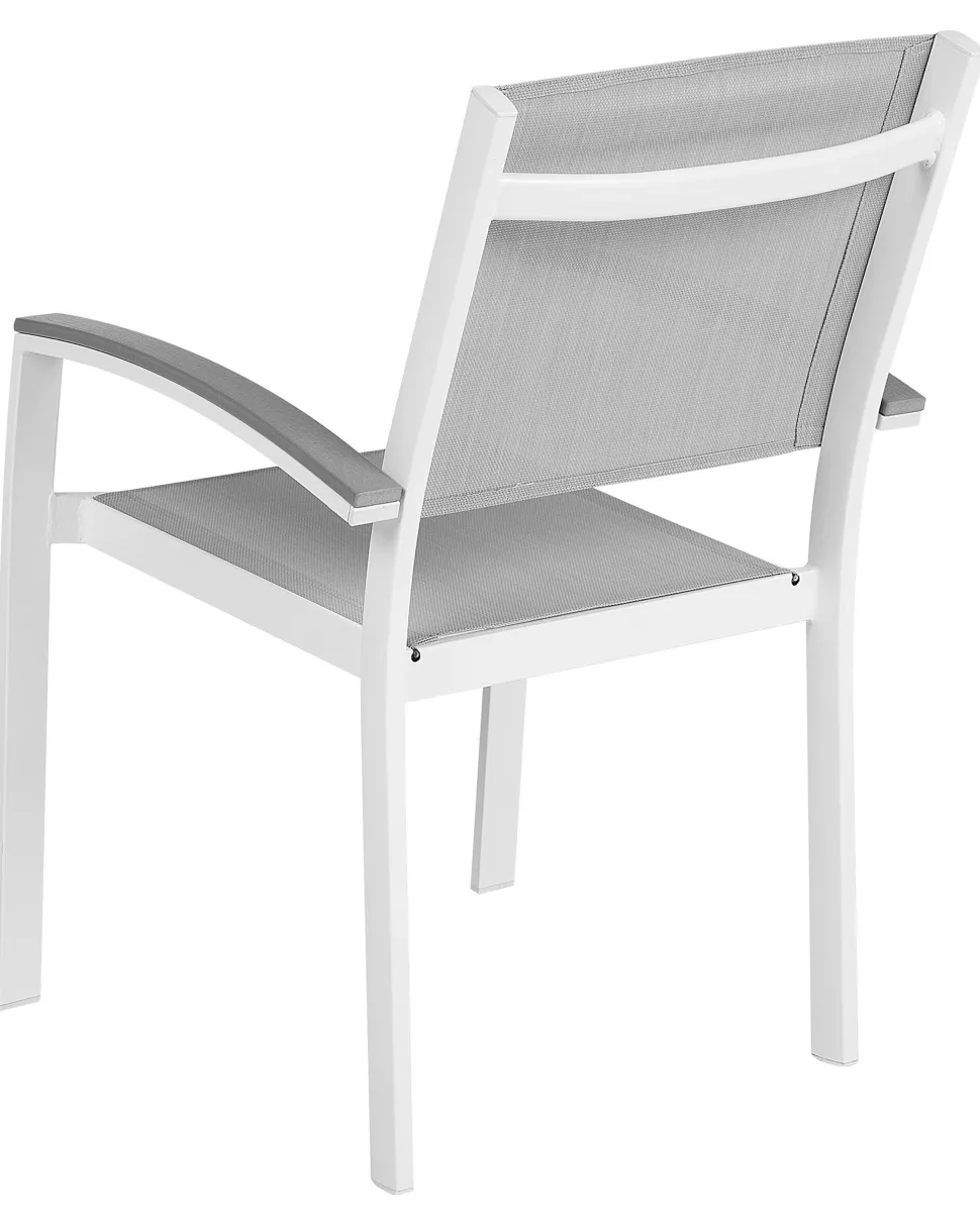 Gartenstuhl Grau 2Er Set Pereta