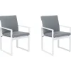 Gartenstuhl Grau 2Er Set Pancole