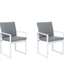 Gartenstuhl Grau 2Er Set Pancole