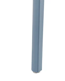 Gartenstuhl Kunststoff Blau 2Er Set Sersale