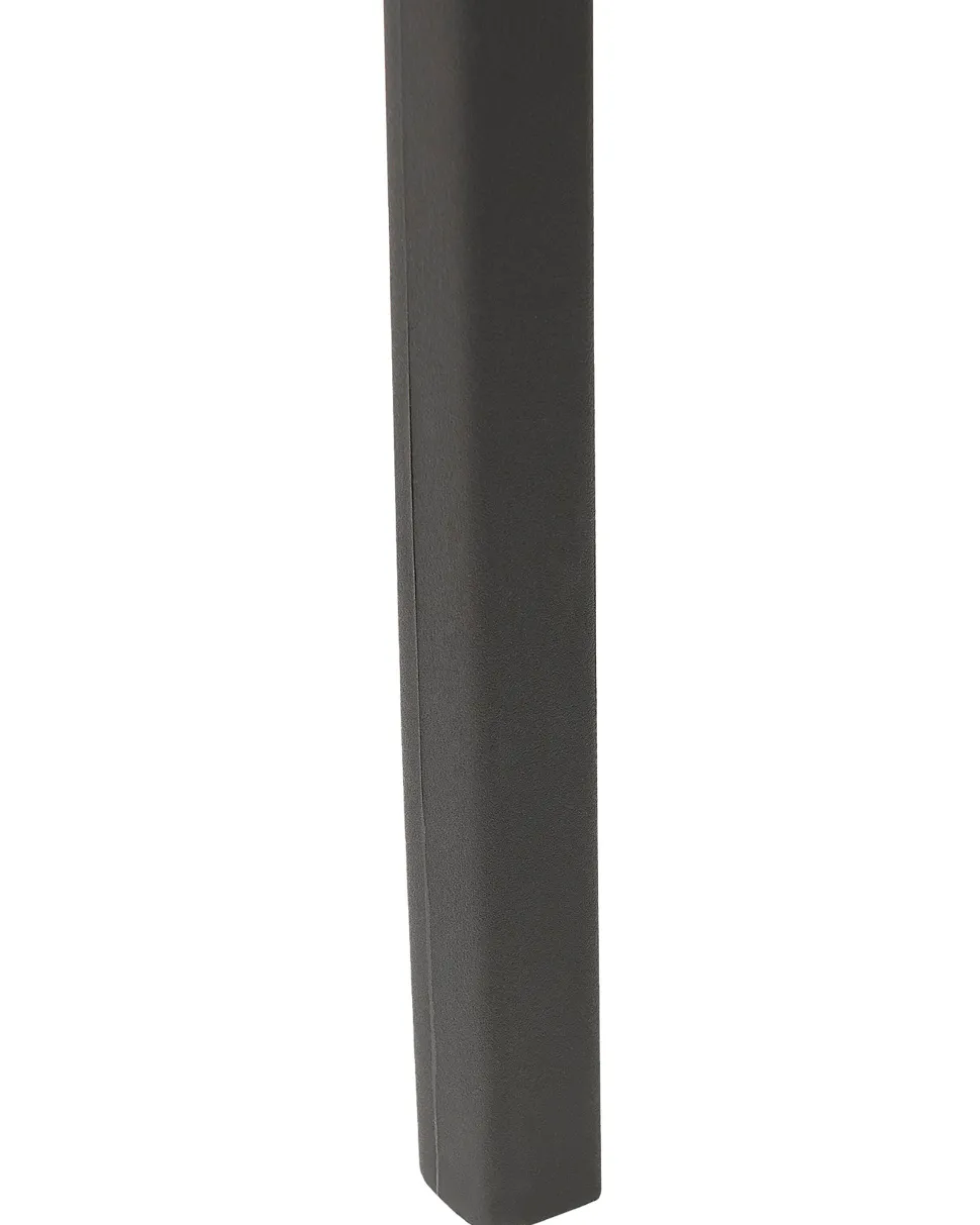 Gartenstuhl Kunststoff Schwarz 4Er Set Napoli