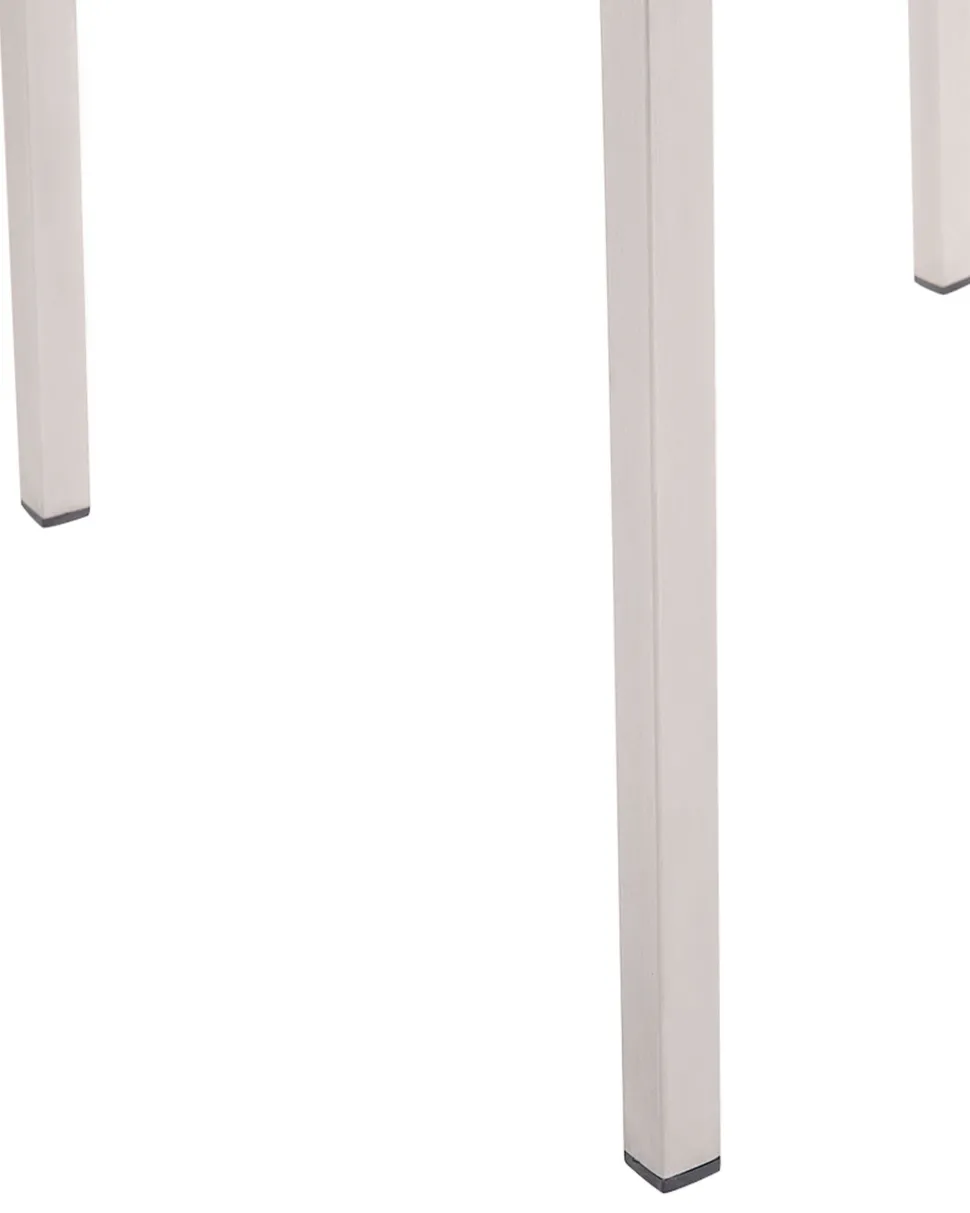 Gartenstuhl Rattan 2Er Set Edelstahl Grosseto