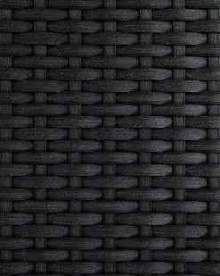 Gartenstuhl Rattan 4Er Set Edelstahl Grosseto