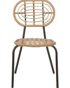 Gartenstuhl Rattan Naturlich 4Er Set Pratello