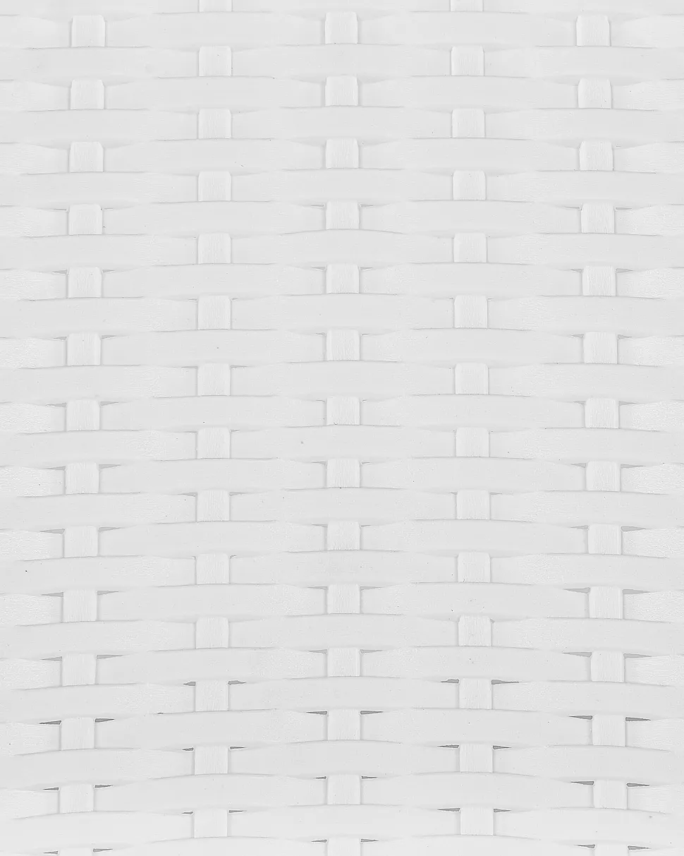 Gartenstuhl Rattanoptik Weis 2Er Set Fossano