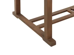 Gartentisch Akazienholz Dunkelbraun 160 / 220 X 90 Cm Ausziehbar Amantea