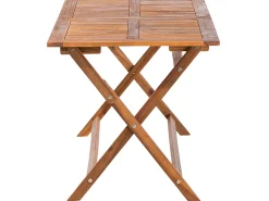 Gartentisch Akazienholz Dunkelbraun 140 X 75 Cm Cento