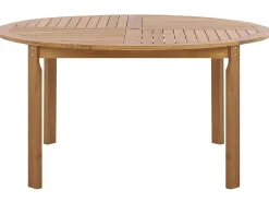 Gartentisch Akazienholz Hellbraun 150 Cm Tolve