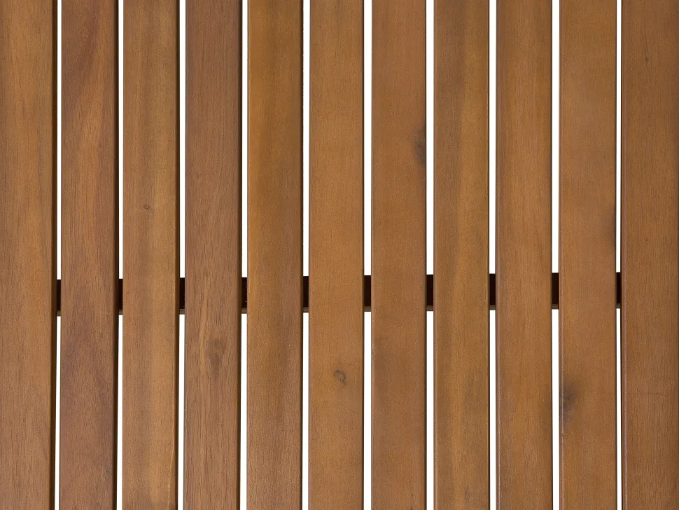 Gartentisch Akazienholz Hellbraun 180 X 90 Cm Sassari