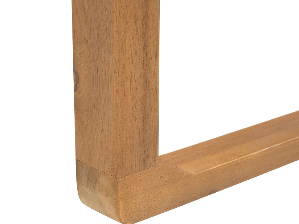 Gartentisch Akazienholz Hellbraun 180 X 90 Cm Sassari