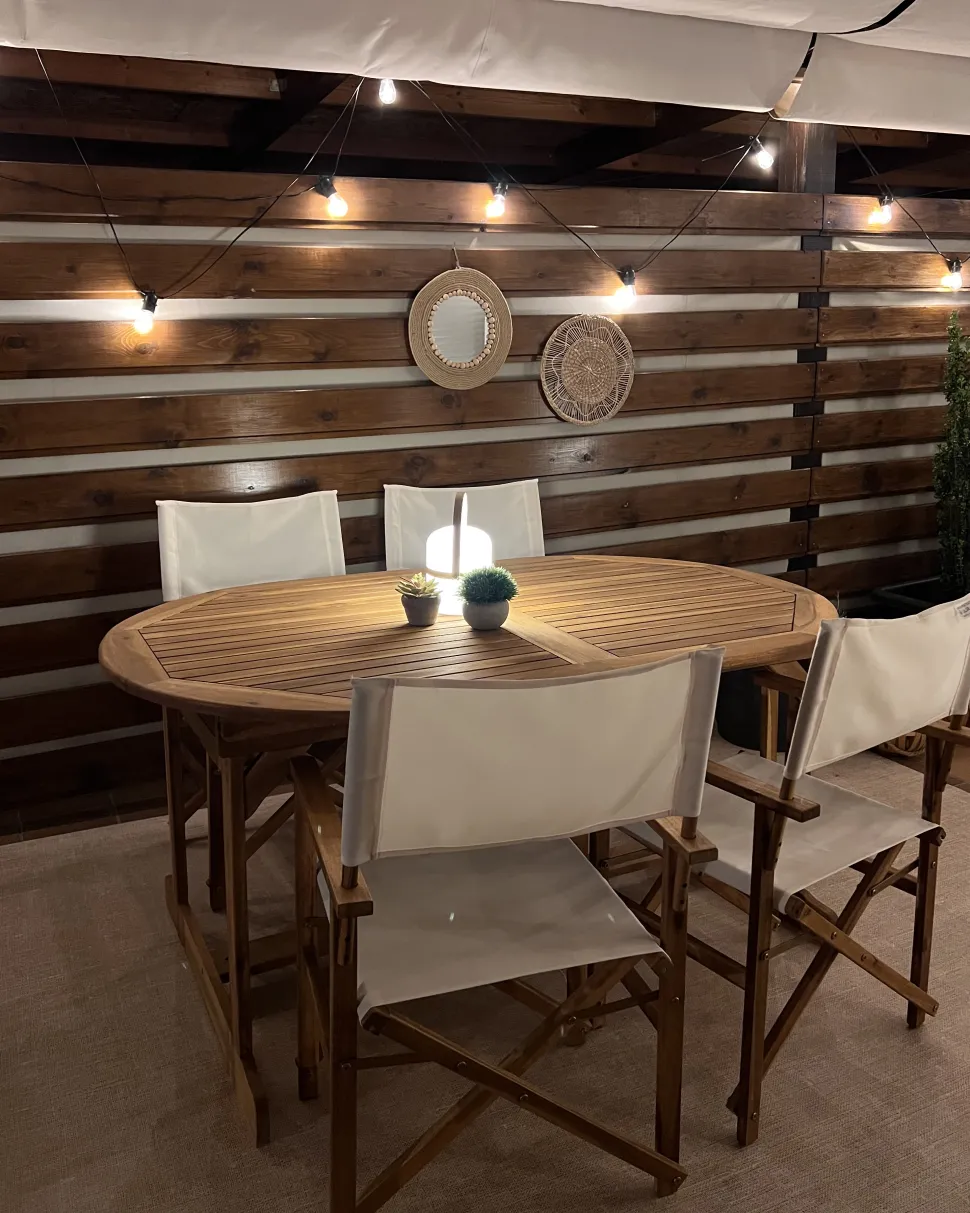 Gartentisch Akazienholz Hellbraun 160 / 220 X 100 Cm Ausziehbar Maui