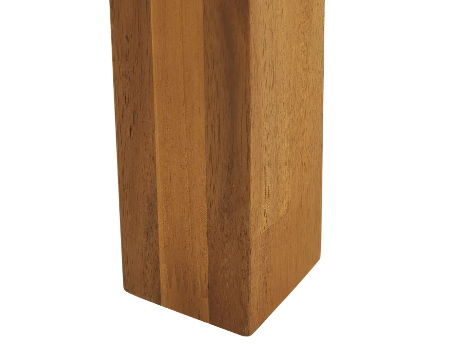 Gartentisch Akazienholz Hellbraun 210 X 90 Cm Livorno