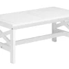 Gartentisch Akazienholz Weis 100 X 55 Cm Baltic Ii
