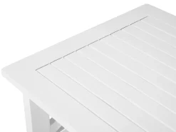 Gartentisch Akazienholz Weis 100 X 55 Cm Baltic Ii