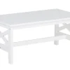 Gartentisch Akazienholz Weis 100 X 55 Cm Baltic