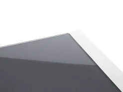 Gartentisch Aluminium Grau / Weis 210 X 90 Cm Bacoli