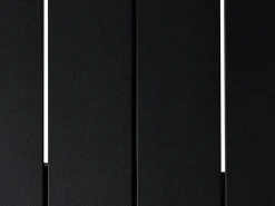Gartentisch Aluminium Schwarz 180 / 240 X 90 Cm Ausziehbar Valcanetto